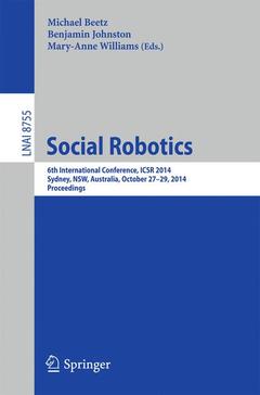 Couverture de l’ouvrage Social Robotics