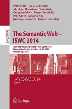 Couverture de l’ouvrage The Semantic Web - ISWC 2014