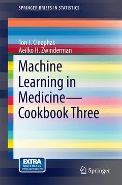 Couverture de l’ouvrage Machine Learning in Medicine - Cookbook Three