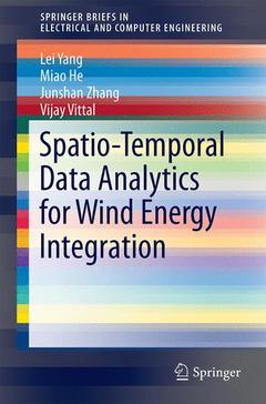 Couverture de l’ouvrage Spatio-Temporal Data Analytics for Wind Energy Integration
