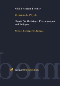 Cover of the book Medizinische Physik