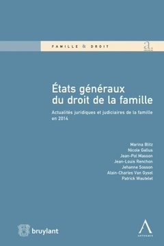 Couverture de l’ouvrage États généraux du droit de la famille