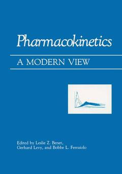Couverture de l’ouvrage Pharmacokinetics