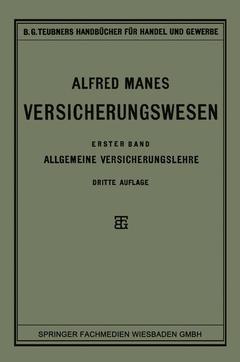 Cover of the book Versicherungswesen