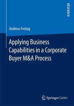 Couverture de l’ouvrage Applying Business Capabilities in a Corporate Buyer M&A Process