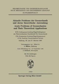 Cover of the book Aktuelle Probleme der Geomechanik und Deren theoretische Anwendung / Acute Problems of Geomechanics and Their Theoretical Applications