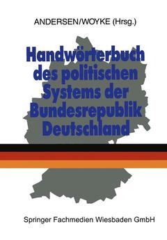 Cover of the book Handwörterbuch des politischen Systems der Bundesrepublik Deutschland