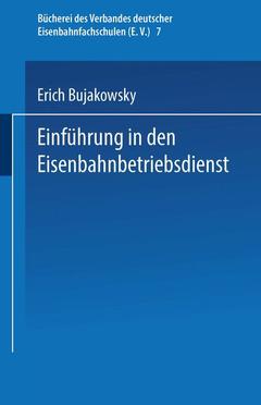 Couverture de l’ouvrage Einführung in den Eisenbahnbetriebsdienst