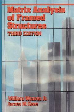 Couverture de l’ouvrage Matrix Analysis Framed Structures