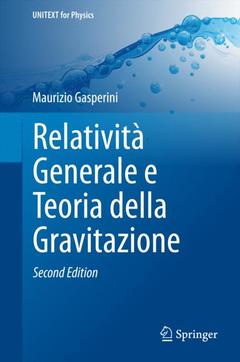 Couverture de l’ouvrage Relatività Generale e Teoria della Gravitazione
