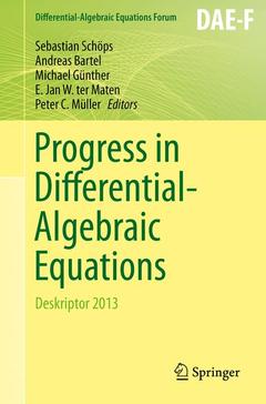 Couverture de l’ouvrage Progress in Differential-Algebraic Equations