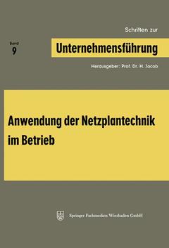 Couverture de l’ouvrage Schriften zur Unternehmensführung