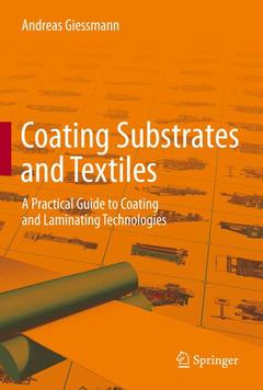 Couverture de l’ouvrage Coating Substrates and Textiles