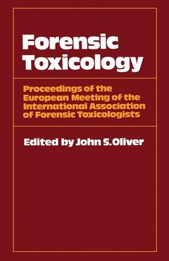 Couverture de l’ouvrage Forensic Toxicology