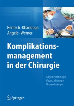 Couverture de l’ouvrage Komplikationsmanagement in der Chirurgie