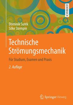 Couverture de l’ouvrage Technische Strömungsmechanik