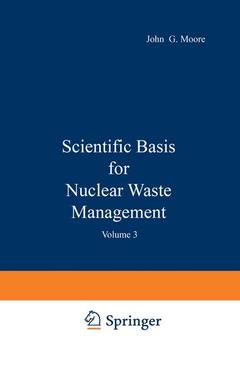 Cover of the book Scientific Basis for Nuclear Waste Management