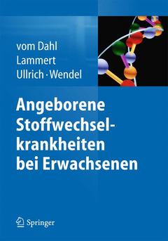 Couverture de l’ouvrage Angeborene Stoffwechselkrankheiten bei Erwachsenen