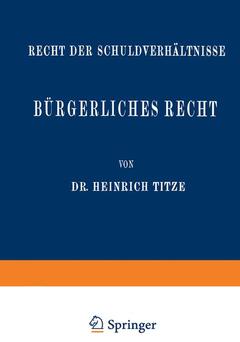 Couverture de l’ouvrage Bürgerliches Recht