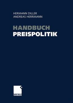 Couverture de l’ouvrage Handbuch Preispolitik