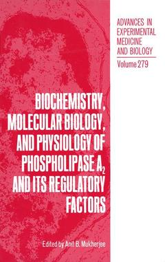 Cover of the book Biochemistry, Molecular Biology, and Physiology of Phospholipase A2 and Its Regulatory Factors