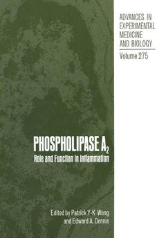 Couverture de l’ouvrage Phospholipase A2