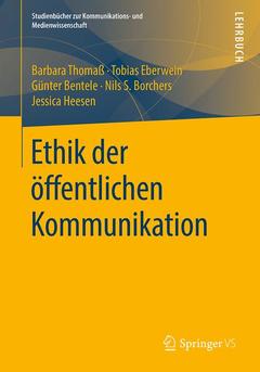 Couverture de l’ouvrage Ethik der öffentlichen Kommunikation
