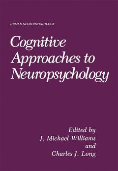 Couverture de l’ouvrage Cognitive Approaches to Neuropsychology