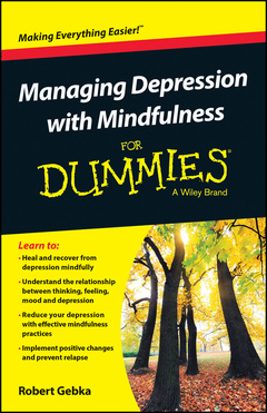 Cover of the book Managing Depression with Mindfulness For Dummies