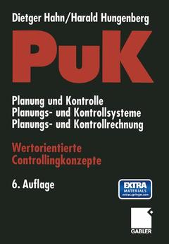 Couverture de l’ouvrage PuK - Wertorientierte Controllingkonzepte
