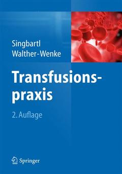 Couverture de l’ouvrage Transfusionspraxis