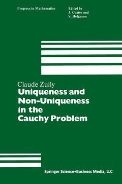Cover of the book Uniqueness and Non-Uniqueness in the Cauchy Problem