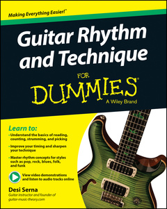 Cover of the book Guitar Rhythm and Techniques For Dummies, Book + Online Video and Audio Instruction