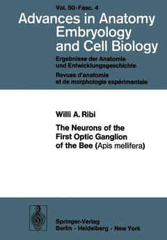 Couverture de l’ouvrage The Neurons of the First Optic Ganglion of the Bee (Apis mellifera)