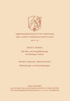 Cover of the book Die Herz- und Herzgefäßchirurgie im derzeitigen Stadium. Elektrotherapie von Herzerkrankungen