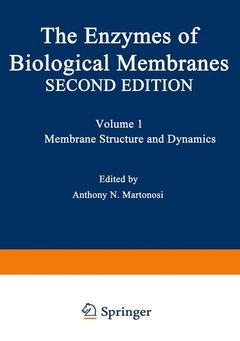 Couverture de l’ouvrage The Enzymes of Biological Membranes