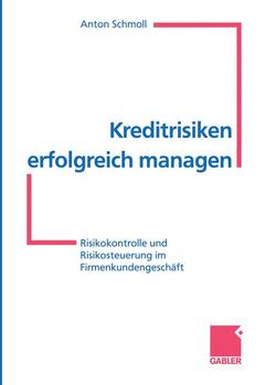 Cover of the book Kreditrisiken erfolgreich managen