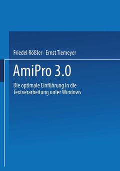Couverture de l’ouvrage AmiPro 3.0