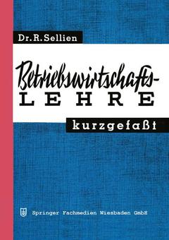 Cover of the book Betriebswirtschaftslehre kurzgefaßt