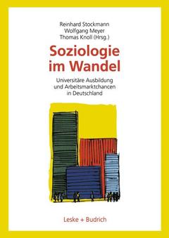 Couverture de l’ouvrage Soziologie im Wandel