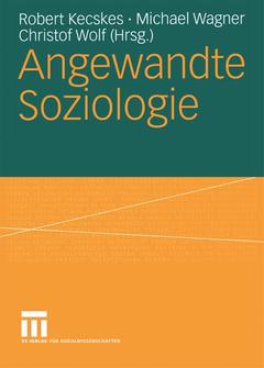 Couverture de l’ouvrage Angewandte Soziologie