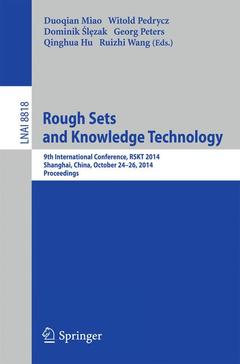 Couverture de l’ouvrage Rough Sets and Knowledge Technology