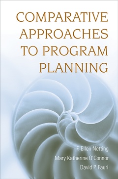 Couverture de l’ouvrage Comparative Approaches to Program Planning