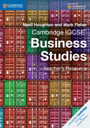 Couverture de l’ouvrage Cambridge IGCSE® Business Studies Teacher's Resource CD-ROM