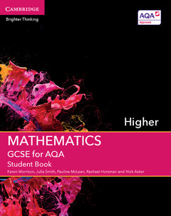 Couverture de l’ouvrage GCSE Mathematics for AQA Higher Student Book