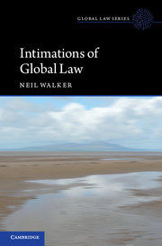 Cover of the book Intimations of Global Law