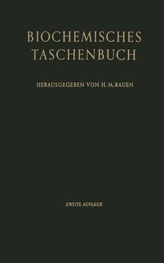 Couverture de l’ouvrage Biochemisches Taschenbuch