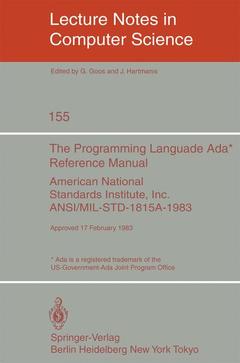 Cover of the book The Programming Language Ada. Reference Manual