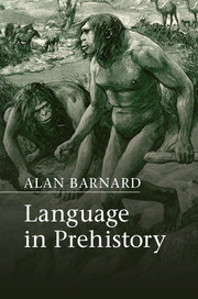 Couverture de l’ouvrage Language in Prehistory