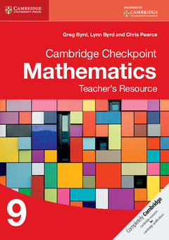 Couverture de l’ouvrage Cambridge Checkpoint Mathematics Teacher's Resource 9